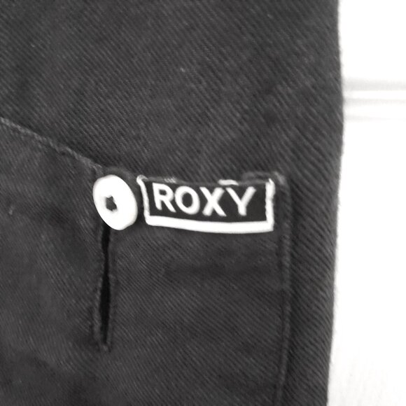 ROXY Swimming Tank Top Women’s Black Polyester Stretch Shirt Size M - Picture 4 of 4